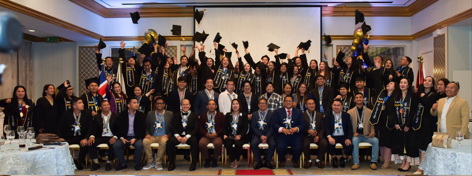 Graduates celebrate a major milestone at the 6th Commencement Exercises